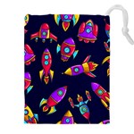 Space-patterns Drawstring Pouch (4XL)