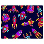 Space-patterns Premium Plush Fleece Blanket (Medium)