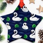 Swan-pattern-elegant-design Ornament (Star)