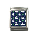 Swan-pattern-elegant-design Italian Charm (13mm)