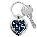 Swan-pattern-elegant-design Key Chain (Heart)