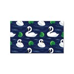 Swan-pattern-elegant-design Sticker (Rectangular)