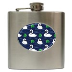 Swan-pattern-elegant-design Hip Flask (6 oz)