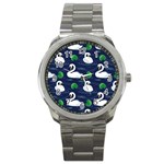 Swan-pattern-elegant-design Sport Metal Watch