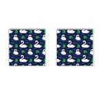 Swan-pattern-elegant-design Cufflinks (Square)