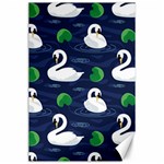 Swan-pattern-elegant-design Canvas 24  x 36 