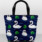 Swan-pattern-elegant-design Bucket Bag