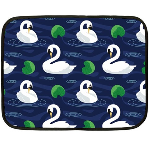 Swan 35 x27  Blanket Front