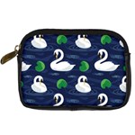 Swan-pattern-elegant-design Digital Camera Leather Case