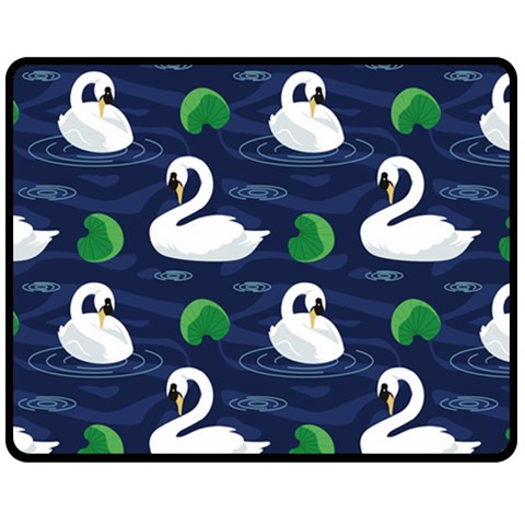 Swan 60 x50  Blanket Front