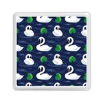 Swan-pattern-elegant-design Memory Card Reader (Square)