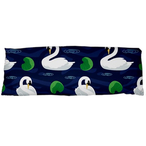 Swan Body Pillow Case