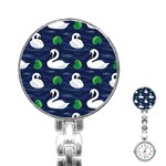 Swan-pattern-elegant-design Stainless Steel Nurses Watch