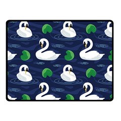 Swan 45 x34  Blanket Front