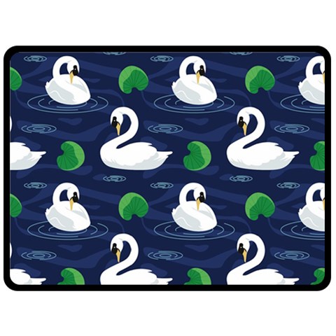 Swan 80 x60  Blanket Front
