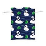 Swan-pattern-elegant-design Lightweight Drawstring Pouch (S)