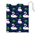 Swan-pattern-elegant-design Drawstring Pouch (4XL)