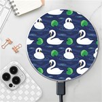 Swan-pattern-elegant-design Wireless Fast Charger(White)