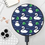 Swan-pattern-elegant-design Wireless Fast Charger(Black)