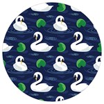 Swan-pattern-elegant-design Round Trivet