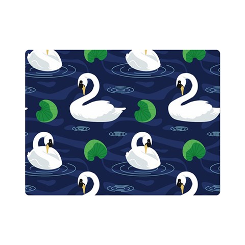 Swan 35 x27  Blanket Front
