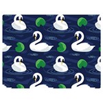 Swan-pattern-elegant-design Premium Plush Fleece Blanket (Extra Small)