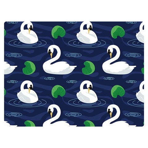 Swan 40 x30  Blanket Front