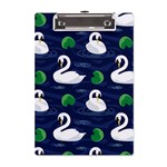 Swan-pattern-elegant-design A5 Acrylic Clipboard