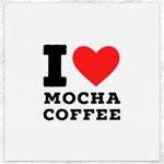 I love mocha coffee Canvas 16  x 16 