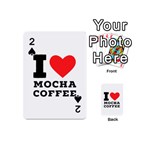 I love mocha coffee Playing Cards 54 Designs (Mini)