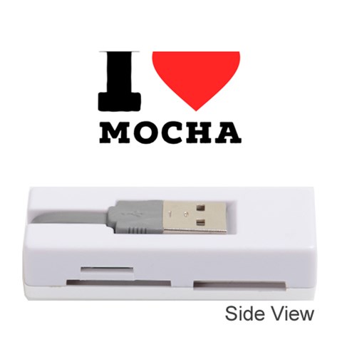 I love mocha coffee Memory Card Reader (Stick) from ArtsNow.com Front