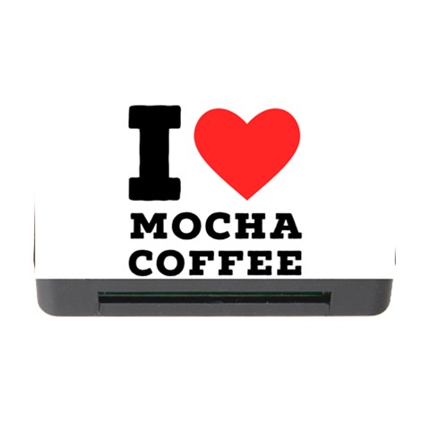 I love mocha coffee Memory Card Reader with CF from ArtsNow.com Front