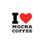 I love mocha coffee Satin Wrap 35  x 70 