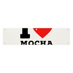 I love mocha coffee Banner and Sign 4  x 1 