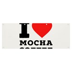 I love mocha coffee Banner and Sign 8  x 3 