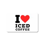 I love iced coffee Magnet (Name Card)