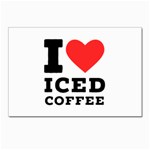 I love iced coffee Postcard 4 x 6  (Pkg of 10)