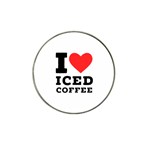 I love iced coffee Hat Clip Ball Marker