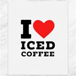 I love iced coffee Canvas 16  x 20 