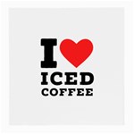 I love iced coffee Medium Glasses Cloth