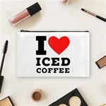 I love iced coffee Cosmetic Bag (Medium)