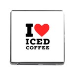 I love iced coffee Memory Card Reader (Square 5 Slot)