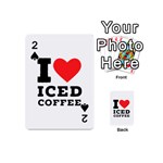 I love iced coffee Playing Cards 54 Designs (Mini)