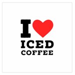 I love iced coffee Square Satin Scarf (36  x 36 )