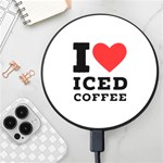 I love iced coffee Wireless Fast Charger(Black)