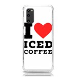 I love iced coffee Samsung Galaxy S20 6.2 Inch TPU UV Case