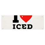 I love iced coffee Banner and Sign 6  x 2 