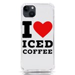 I love iced coffee iPhone 14 Plus TPU UV Print Case