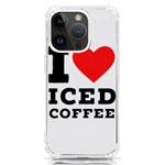 I love iced coffee iPhone 14 Pro TPU UV Print Case