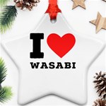 I love wasabi Ornament (Star)